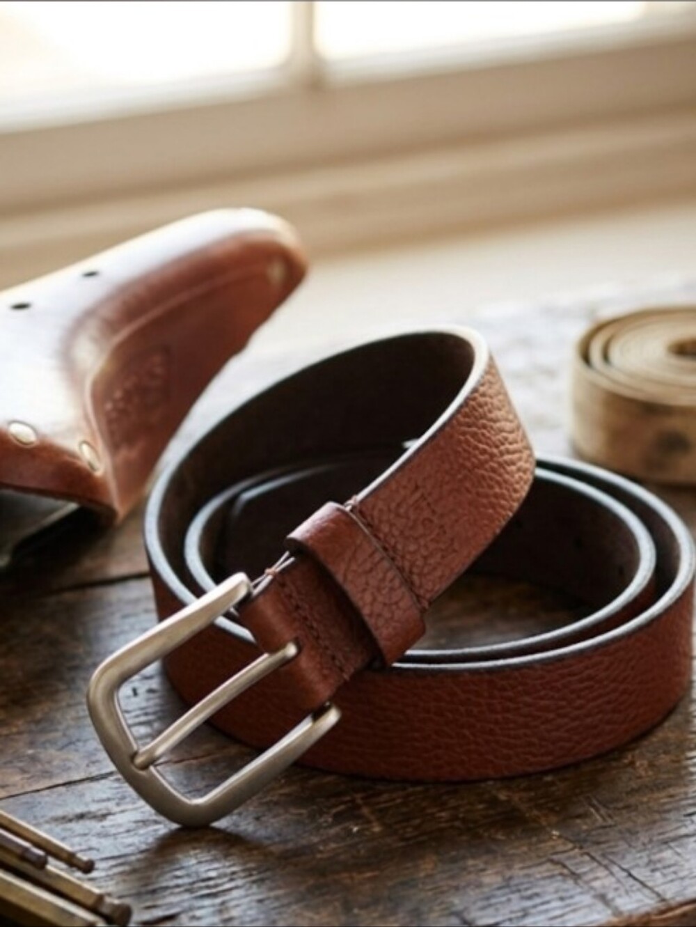 Men's Belt Joe's Jeans Handmade Full Grain Leather Belt (NWT)